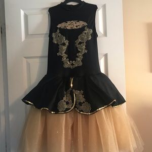Black/Gold Revolution Ballet Costume
